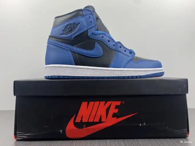 Cheap TBK Marina Jordan 1 High Blue' Air 555088-404 OG Retro 'Dark 0429
